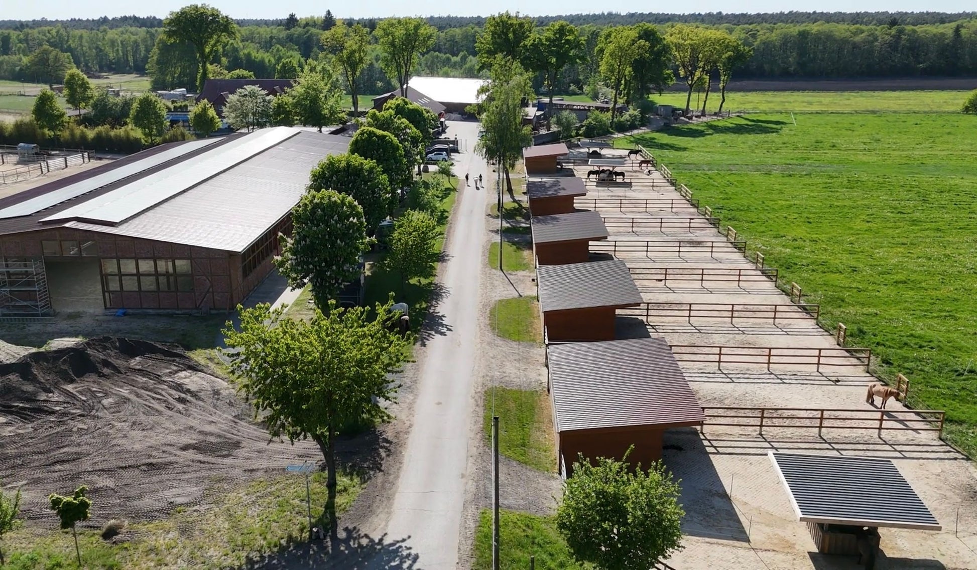Boxen im neuen Stall + Außenpaddock sinaguenther-islandpferde